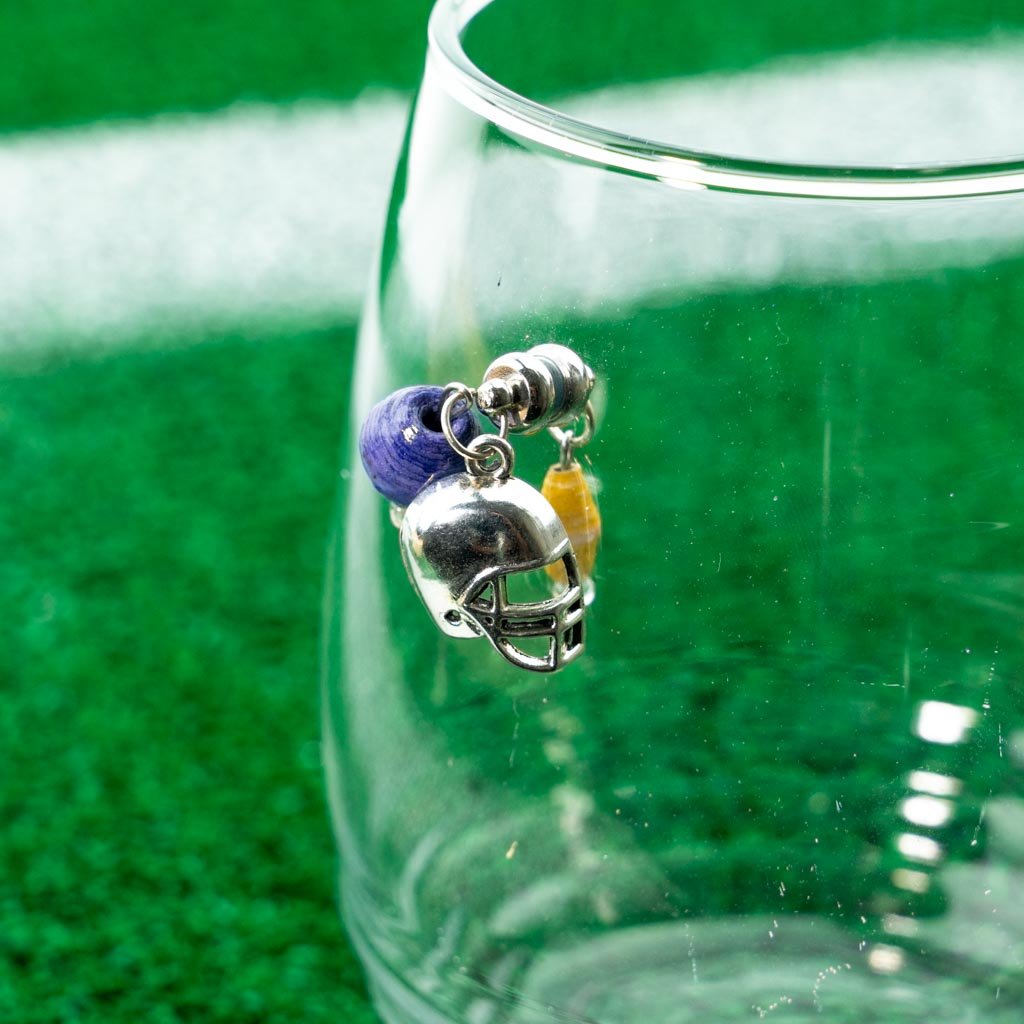 Game Day Wine Charms