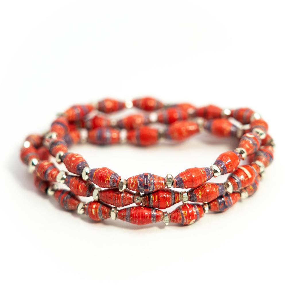 Bracelet - Sailor's Delight Triple Wrap Multi – Just One Africa