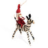 Christmas Ornaments - Santa on Zebra