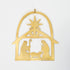 Christmas Star Nativity - Brass Ornament