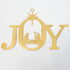 Christmas Joy Nativity - Brass Ornament