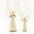 Sisal Angel (round base) - Christmas Ornament