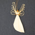 Sisal Angel (Flat) - Christmas Ornament