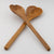 Serving Spoons - Olive Wood Heart Shape
