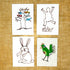 Handmade Greeting Cards - Animals