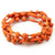 Necklace - Orange Double Long - Just One Africa