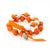 Bracelet -  Orange & White Team Signature - Just One Africa