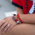 Bracelet -  Red Seed Bead Bangle - Just One Africa