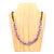 Necklace - Lilac Flowers Triple Strand - Just One Africa