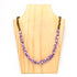 Necklace - Lilac Flowers Triple Strand
