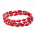 Bracelet -  Red Hot Triple Wrap Solid