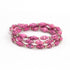 Bracelet - Think Pink Triple Wrap Multi