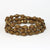 Bracelet - Toffee Triple Wrap Solid - Just One Africa
