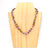 Necklace - Tulip Fields Triple Strand - Just One Africa